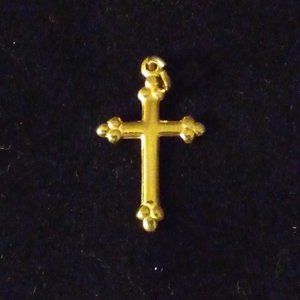 14kt Gold Cross Pendant only